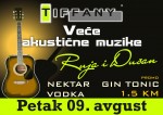 09.08.2013. – Caffe Tiffany Prijedor: Veče akustične muzike