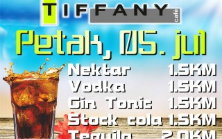 05.07.2013. – Caffe Tiffany Prijedor: Promo party